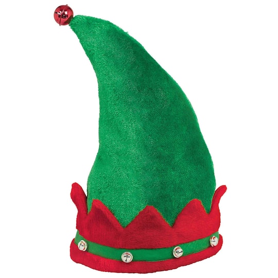 Adult Plush Deluxe Christmas Elf Hat